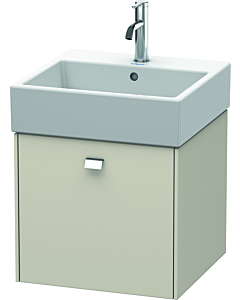 Duravit Brioso Waschtischunterbau BR405201091 484x459mm, Taupe, 1 Auszug, Griff Chrom