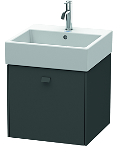 Duravit Brioso Waschtischunterbau BR405204949 484x459mm, Graphit Matt, 1 Auszug