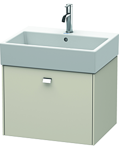 Duravit Brioso Waschtischunterbau BR405301091 584x459mm, Taupe, 1 Auszug, Griff Chrom