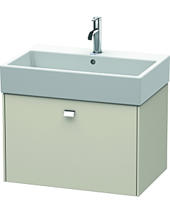 Duravit Brioso Duravit BR405401091 684x459mm, Taupe , 2000 coulissant, poignée chromée