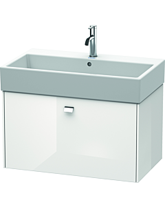 Duravit Brioso Waschtischunterbau BR405501022 784x459mm, Weiß Hochglanz, 1 Auszug, Griff Chrom