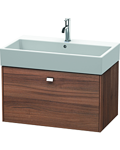 Duravit Brioso Waschtischunterbau BR405501079 784x459mm, Nussbaum Natur/Chrom, 1 Auszug