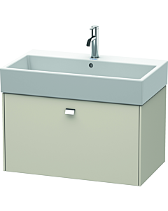 Duravit Brioso Waschtischunterbau BR405501091 784x459mm, Taupe, 1 Auszug, Griff Chrom