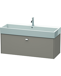 Duravit Brioso Duravit Brioso BR405701043 1184x459mm, Basalt Matt , 2000 pull-out, handle chrome