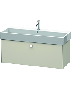 Duravit Brioso Waschtischunterbau BR405701091 1184x459mm, Taupe, 1 Auszug, Griff Chrom