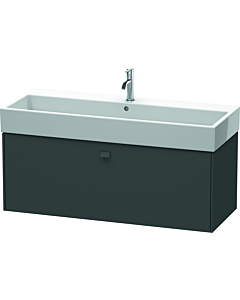 Duravit Brioso Waschtischunterbau BR405704949 1184x459mm, Graphit Matt, 1 Auszug
