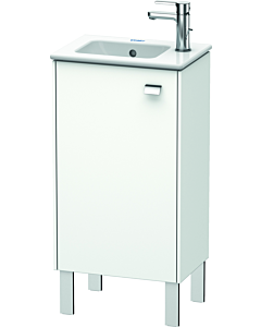 Duravit Brioso Waschtischunterbau BR4400L1018 420x683mm, Weiß Matt, Tür links, Griff Chrom