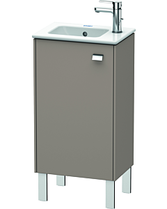 Duravit Brioso Waschtischunterbau BR4400L1043 420x683mm Basalt Matt, Tür links, Griff Chrom