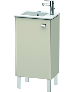 Duravit Brioso Waschtischunterbau BR4400L1091 420x683mm, Taupe, Tür links, Griff Chrom