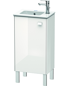 Duravit Brioso Waschtischunterbau BR4400L2222 420x683mm, Weiß Hochglanz, Tür links