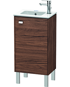 Duravit Brioso Waschtischunterbau BR4400R1021 420x683x289mm, Nussbaum Dunkel/Chrom, Tür rechts