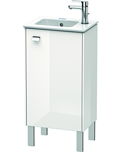 Duravit Brioso Waschtischunterbau BR4400R1022 420x683mm, Weiß Hochgl., Tür rechts, Griff Chrom