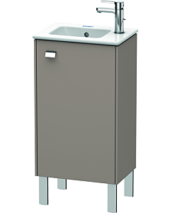 Duravit Brioso Waschtischunterbau BR4400R1043 420x683mm, Basalt Matt, Tür rechts, Griff Chrom