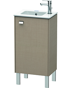 Duravit Brioso Waschtischunterbau BR4400R1075 420x683mm, Leinen, Tür rechts, Griff Chrom