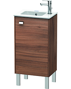 Duravit Brioso Waschtischunterbau BR4400R1079 420x683x289mm, Nussbaum Natur/Chrom, Tür rechts