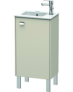 Duravit Brioso Waschtischunterbau BR4400R1091 420x683mm, Taupe, Tür rechts, Griff Chrom