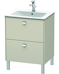 Duravit Brioso Waschtischunterbau BR440101091 620x479mm, Tuape, 2 Auszüge, Griff Chrom