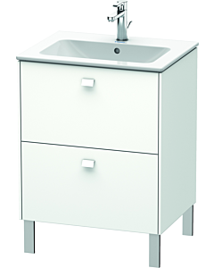 Duravit Brioso Waschtischunterbau BR440101818 620x479mm, Weiß Matt, 2 Auszüge