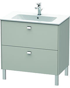 Duravit Brioso BR440201007 820x479mm, Betongrau Matt , 2 Betongrau Matt , poignée chromée