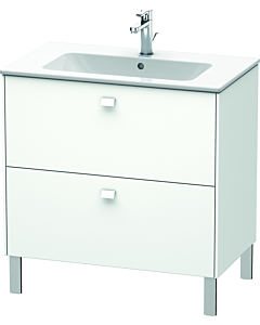 Duravit Brioso vanity unit BR440201818 820x479mm, Weiß Matt , 2 drawers