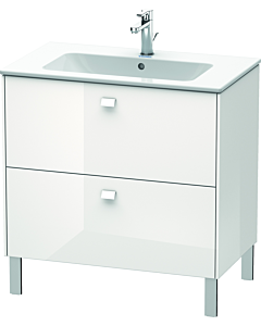 Duravit meuble sous-vasque Brioso BR440202222 820x479mm, Weiß Hochglanz , 2 coulissants