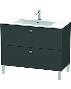 Duravit Brioso Duravit Brioso BR440301049 1020x479mm, Graphit Matt , 2 Graphit Matt , chrome handle
