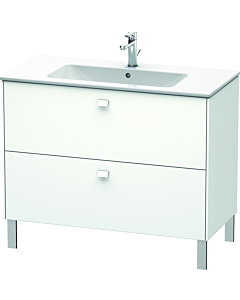 Duravit Brioso vanity unit BR440301818 1020x479mm, Weiß Matt , 2 drawers