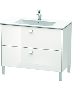 Duravit meuble sous-vasque Brioso BR440302222 1020x479mm, Weiß Hochglanz , 2 coulissants