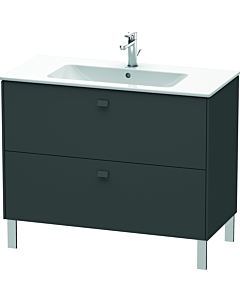 Duravit Brioso Waschtischunterbau BR440304949 1020x479mm, Graphit Matt, 2 Auszüge