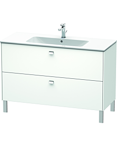 Duravit Brioso vanity unit BR440401818 122 x 47.9 cm, matt white, 2 drawers, standing