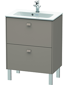 Duravit Brioso Waschtischunterbau BR440604343 620x389mm, Basalt Matt, 2 Auszüge