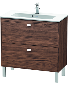 Duravit Brioso BR440701021 820x389mm, Nussbaum Dunkel / chrome, 2 Nussbaum Dunkel