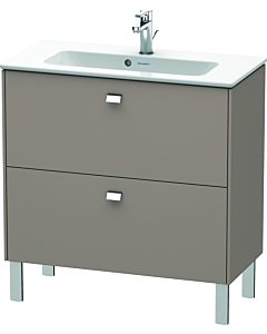 Duravit Brioso BR440701043 820x389mm, Basalt Matt , 2 Basalt Matt , poignée Basalt Matt