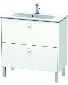 Duravit Brioso vanity unit BR440701818 820x389mm, Weiß Matt , 2 drawers