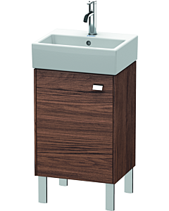 Duravit Brioso Waschtischunterbau BR4430L1021 434x339mm, Nussbaum Dunkel/Chrom, Tür links