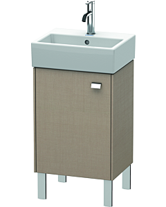 Duravit Brioso Waschtischunterbau BR4430L1075 434x339mm, Leinen, Tür links, Griff Chrom