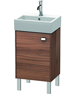 Duravit Brioso Waschtischunterbau BR4430L1079 434x339mm, Nussbaum Natur/Chrom, Tür links