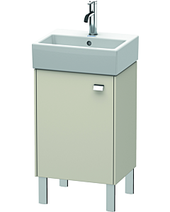 Duravit Brioso Waschtischunterbau BR4430L1091 434x339mm, Taupe, Tür links, Griff Chrom