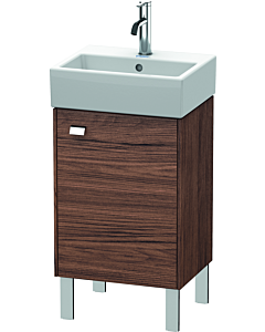 Duravit Brioso Waschtischunterbau BR4430R1021 434x339mm, Nussbaum Dunkel/Chrom, Tür rechts