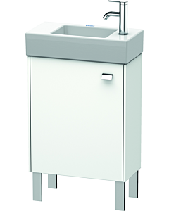 Duravit Brioso Waschtischunterbau BR4431L1018 434x239mm, Weiß Matt, Tür links, Griff Chrom