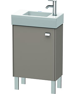 Duravit Brioso Waschtischunterbau BR4431L1043 434x239mm, Basalt Matt, Tür links, Griff Chrom