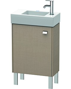 Duravit Brioso Waschtischunterbau BR4431L1075 434x239mm, Leinen, Tür links, Griff Chrom