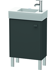 Duravit Brioso Waschtischunterbau BR4431L4949 434x239mm, Graphit Matt, Tür links