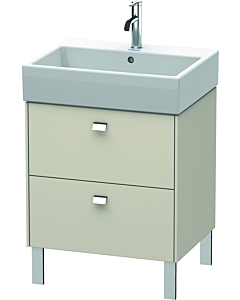 Duravit Brioso Duravit BR443301091 584x459mm, Taupe , 2 tiroirs, poignée chromée