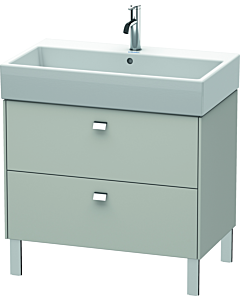 Duravit Brioso BR443501007 784x459mm, Betongrau Matt , 2 Betongrau Matt , poignée chromée