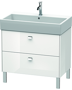 Duravit Brioso BR443501022 784x459mm, Weiß Hochglanz , 2 Weiß Hochglanz , poignée chromée