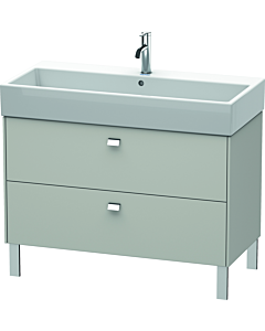 Duravit Brioso Duravit Brioso BR443601007 984x459mm, Betongrau Matt , 2 Betongrau Matt , chrome handle