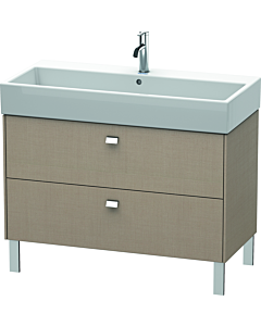 Duravit Brioso Duravit BR443601075 984x459mm, Leinen , 2 tiroirs, poignée chromée