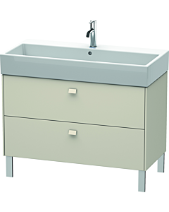 Duravit Brioso Waschtischunterbau BR443609191 984x459mm, Taupe, 2 Auszüge