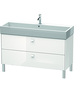 Duravit Brioso Waschtischunterschrank BR443702222 1184x459mm, Weiß Hochglanz, 2 Auszüge